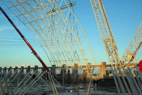 泰安大门网架工程